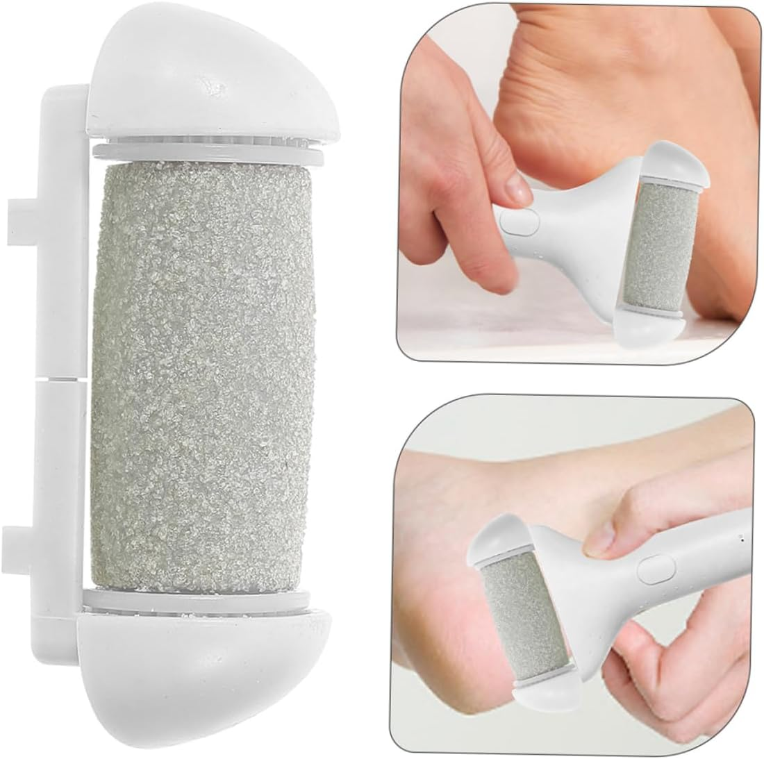 4Pcs Foot Files for Women Electric Callus Remover Roller Heads Coarse Replacement Roller Refills Dead Skin Removal Pedicure Tool Kit image number 2