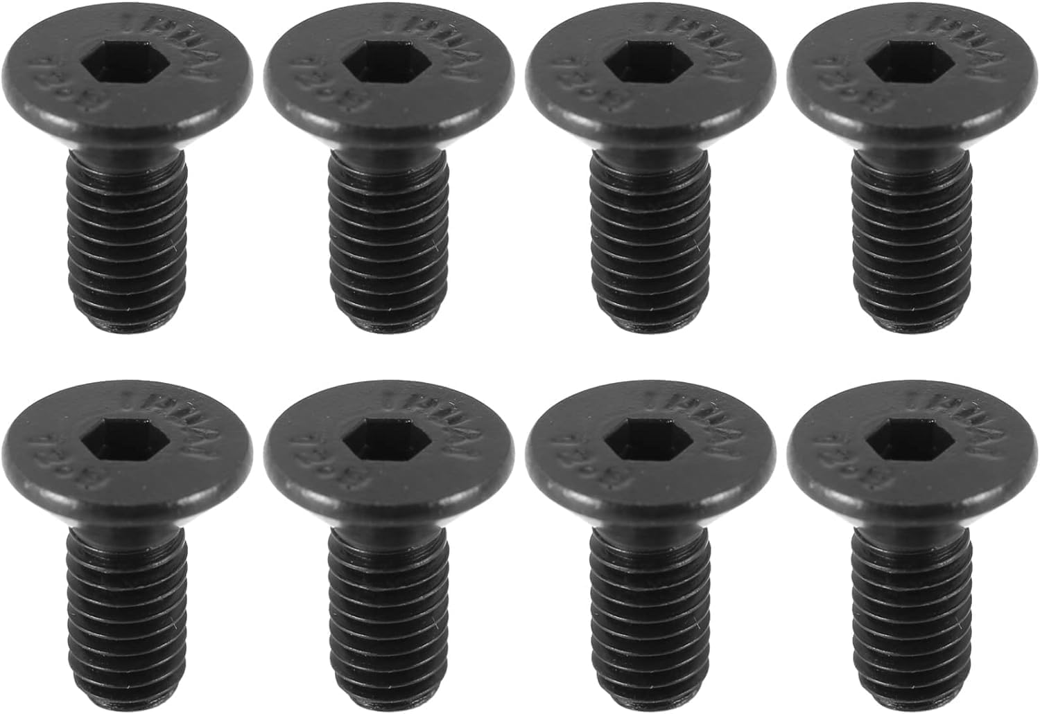 8Pcs Bike Shoe Cleat Mounting Screw for SPD - Pedal Steel Pedals Bike Pedals Pedals and Cleats, Bike and Cleats(Black) image number 1