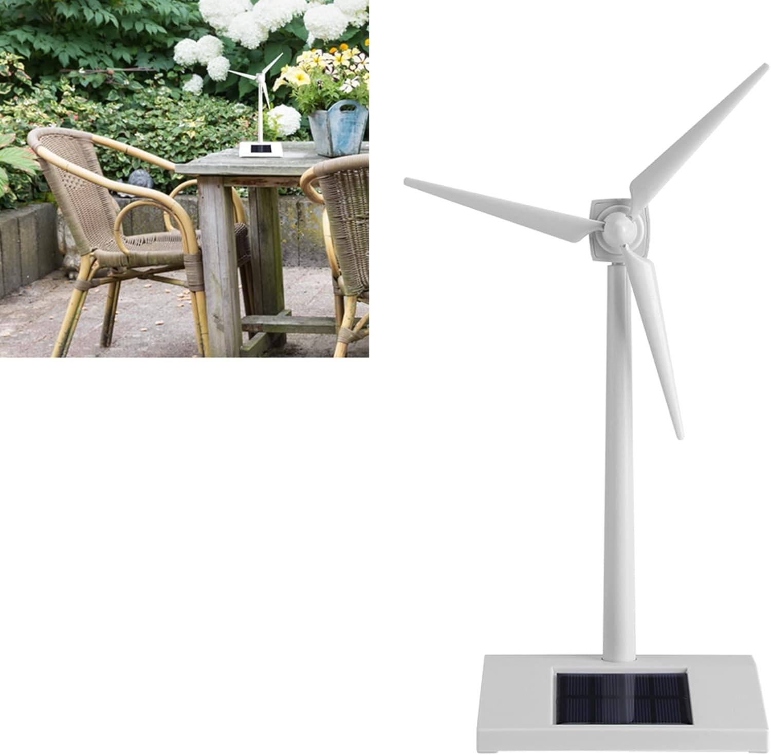 Solar Energy Mini Windmill Toy for Kids, Home Decoration, with Teach Tool in One Body, Ideal Present Children or Friends image number 2