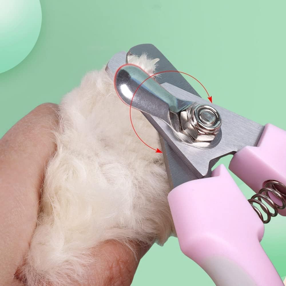 Coehaopikepet Nail Trimmer with Safety Guard to Avoid Over-Cutting Nails, Dog Nail Clipper, Cat Nail Clipper(15.2 * 5.3Cm, Mint Green)