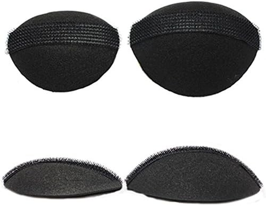 Witbicg Hair Cushions, Invisible Fluffy Hair Clip Hair Pads, Perfect Puff Hair Head Puff Hair Head Pillow Head and Face Shape, Women'S and Girls Accessories (Black, 2 Sizes) image number 1