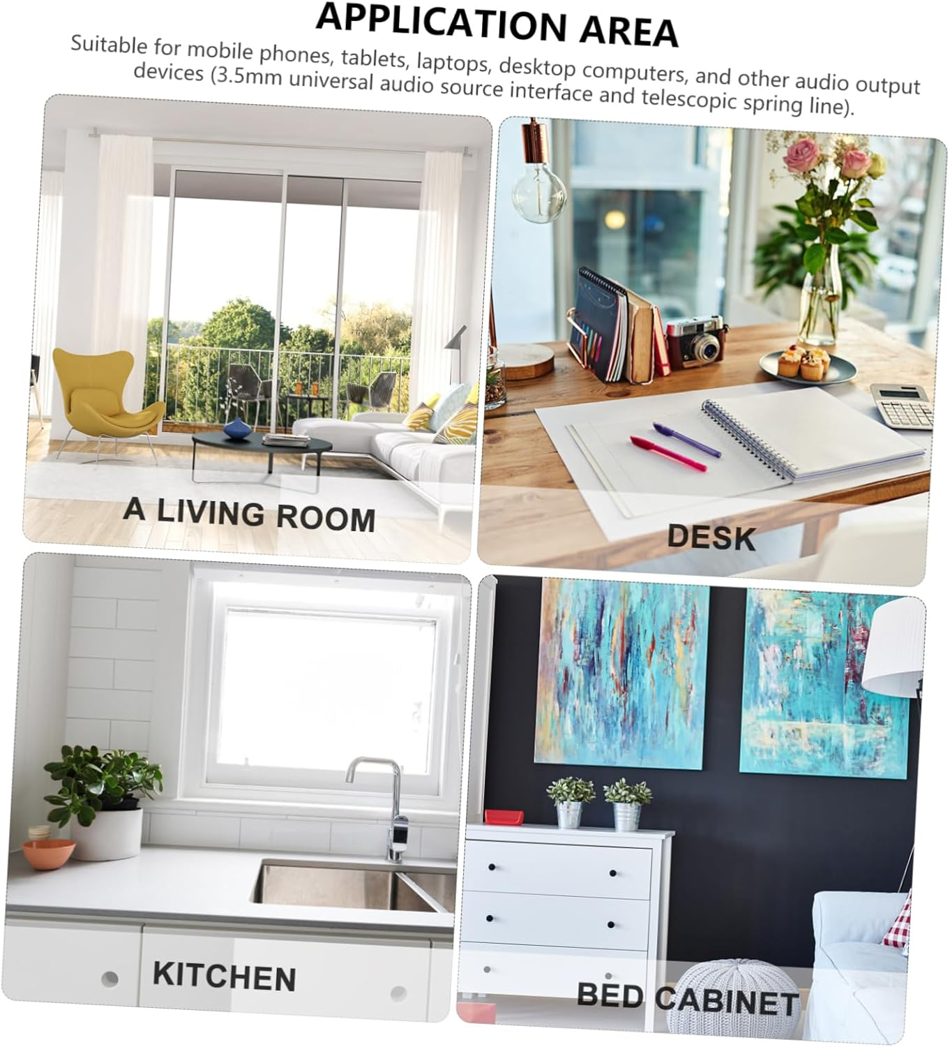 Jojofuny Vintage Telephone Handset Mobile Phone Handset Retro Style Matte Black Corded Receiver with Noise Reduction for Home Office Use Compatible with Smartphones and Tablets image number 6