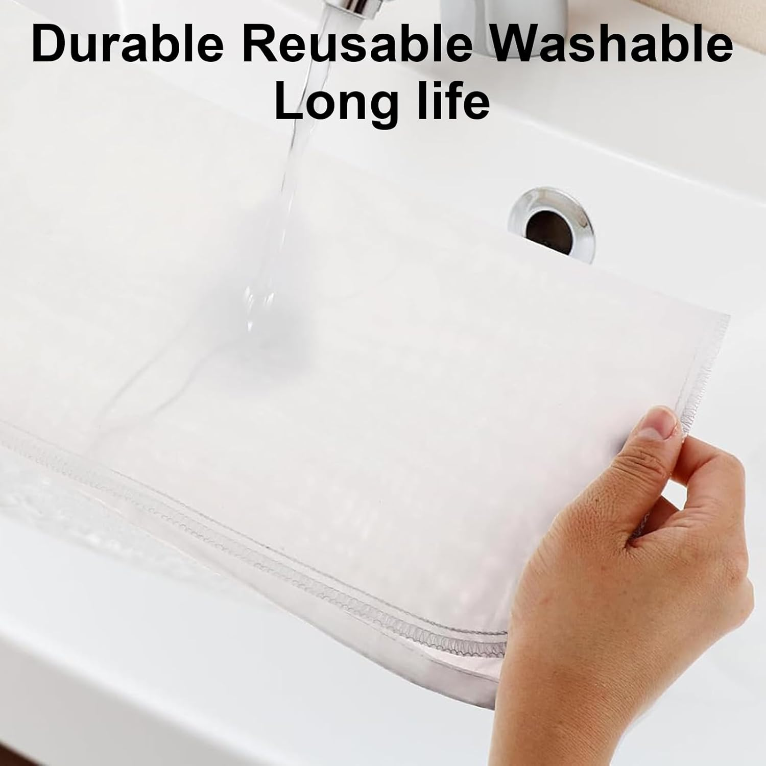 Rhoyee 4-Pack 12"X12" Nut Milk Bags &ndash; Reusable 100-Micron Fine Mesh Food Grade Nylon Strainer for Almond Milk, Cold Brew Coffee, Juice, Yogurt, Tea & Home Brewing &ndash; XL Cheesecloth Alternative