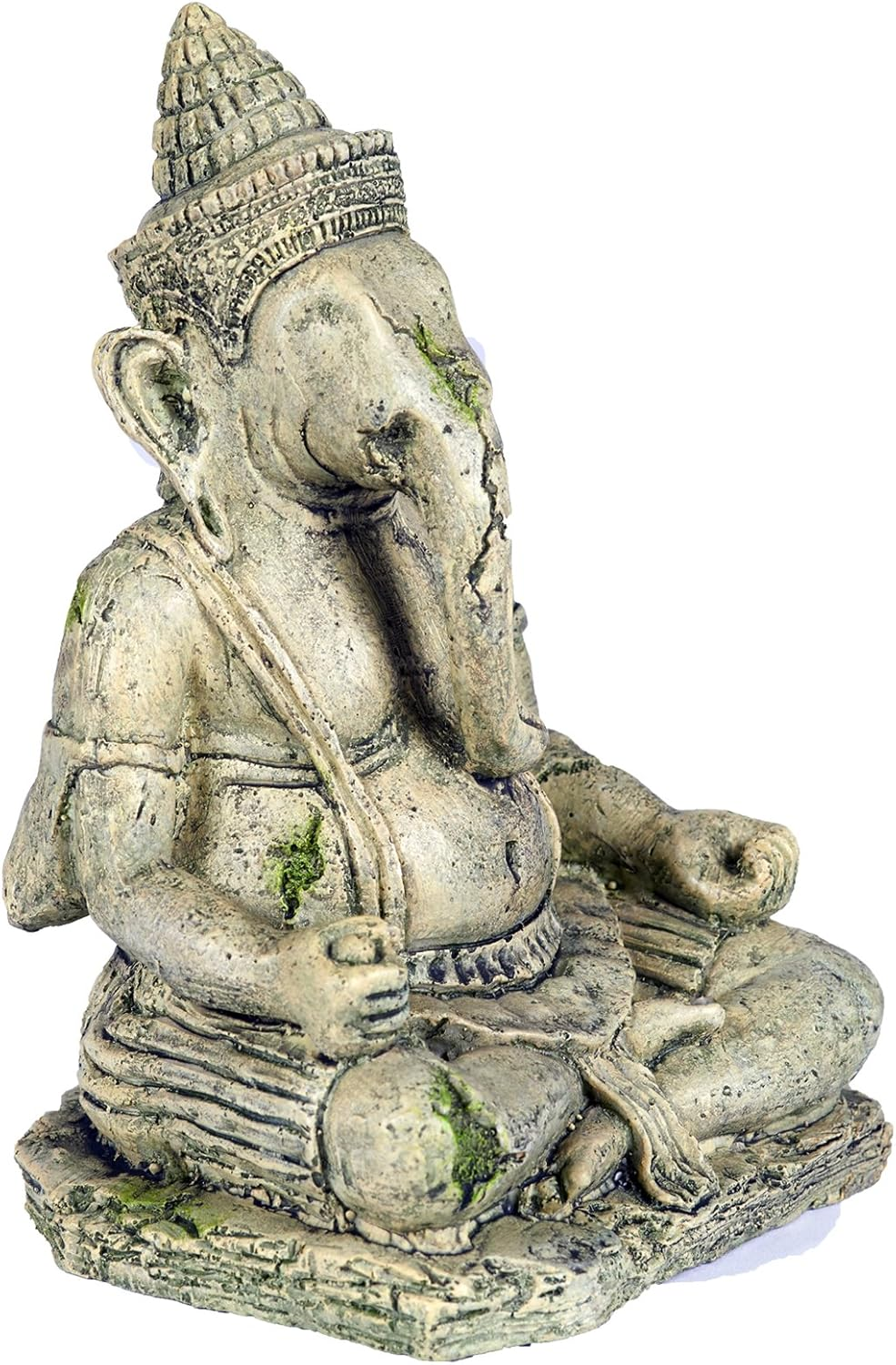 Pet Ting Ancient Statue of Ganesh Aquatic Ornament - Aquarium Decoration - Vivarium Decoration