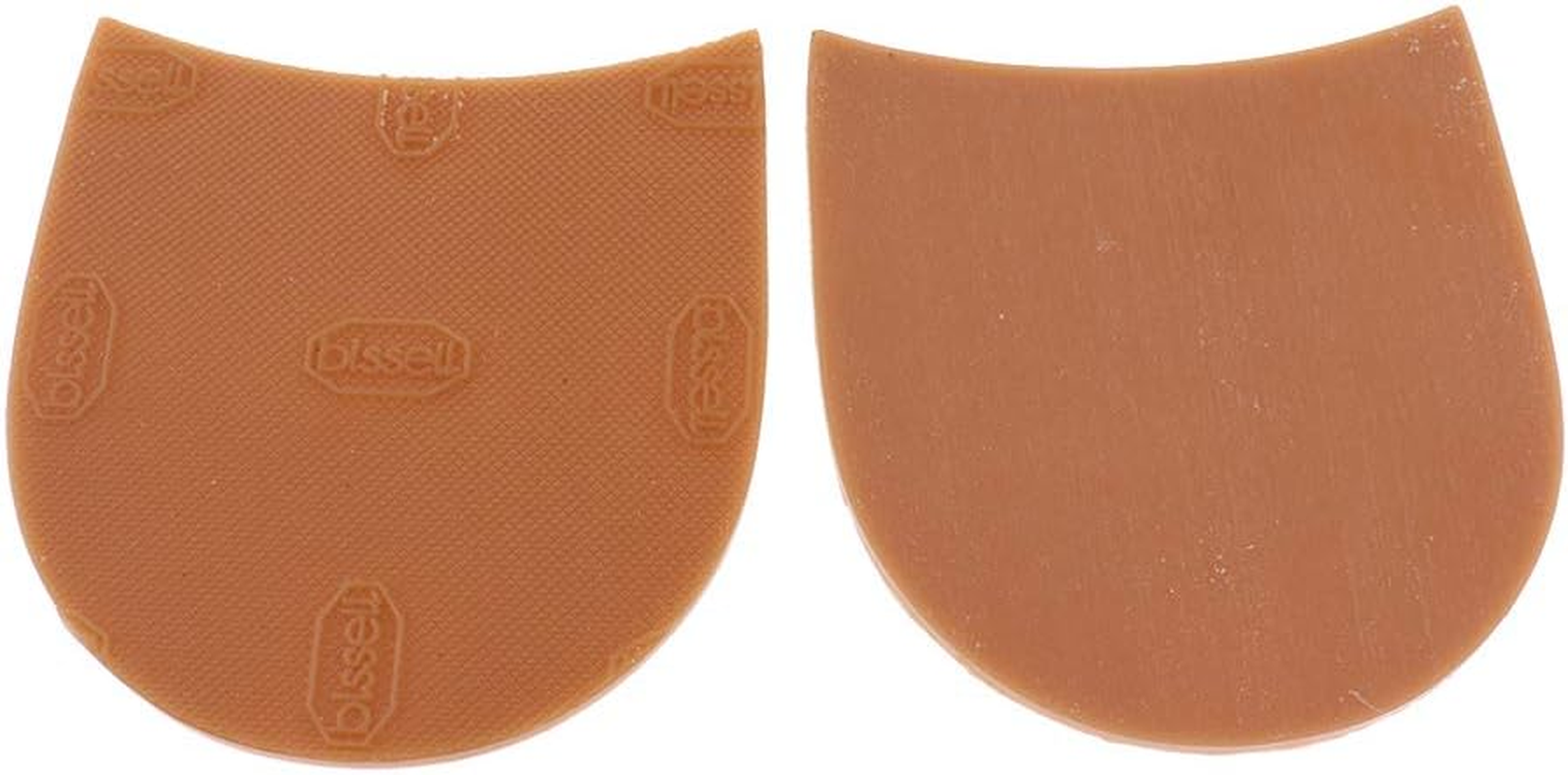 Blesiya anti Slip Rubber Glue on Shoe Boot Sole Heels Pads Shoe Repair Replacements - Khaki, as Described image number 1