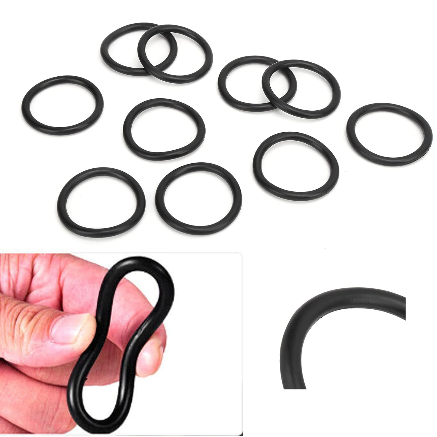 Bumper Fasteners, Universal Rubber Quick Release Fasteners for Car Bumper with O Ring Gaskets Bands, Reduce Loose, Ensure Safety, Efficient image number 3