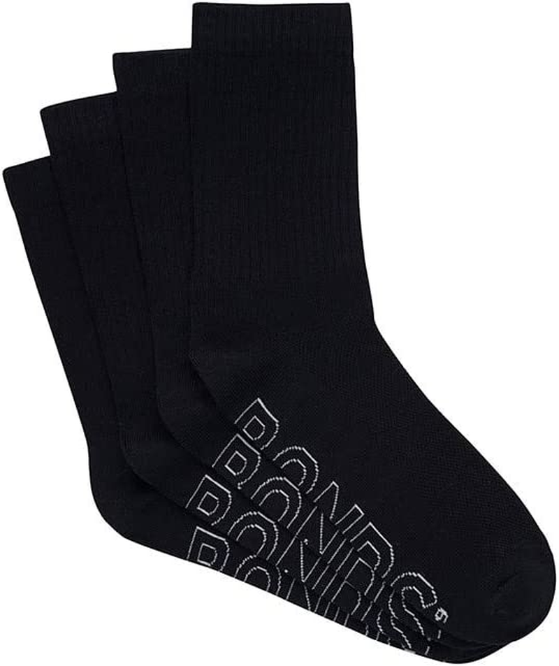 Bonds Men'S Logo Light Crew Socks (4 Pack)