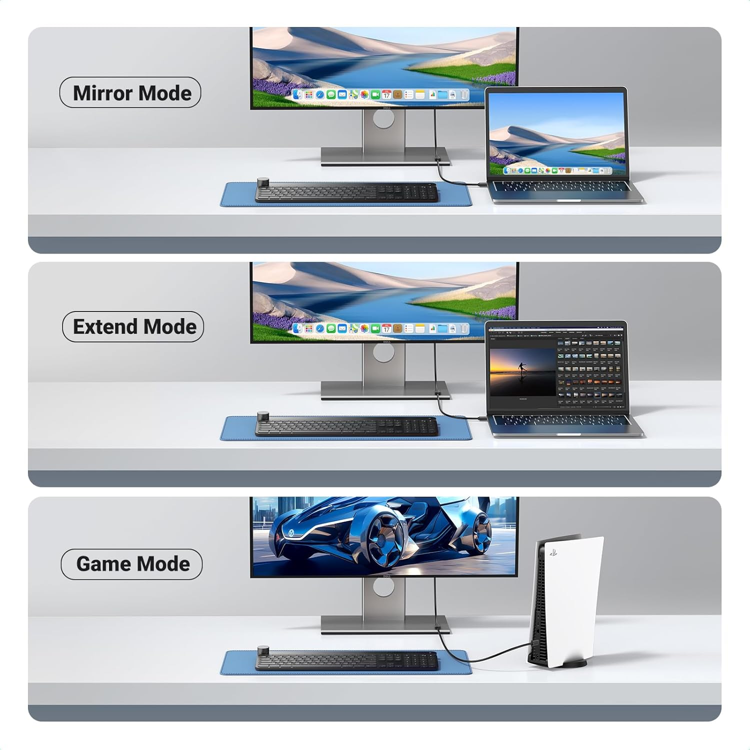 UGREEN 4K@60Hz HDMI Extension Cable 0.5M, Extender Male to Female Compatible with Switch Xbox One S 360 PS5 PS4 Roku TV Stick Blu Ray Player Google Chromecast HDTV Laptop PC image number 6