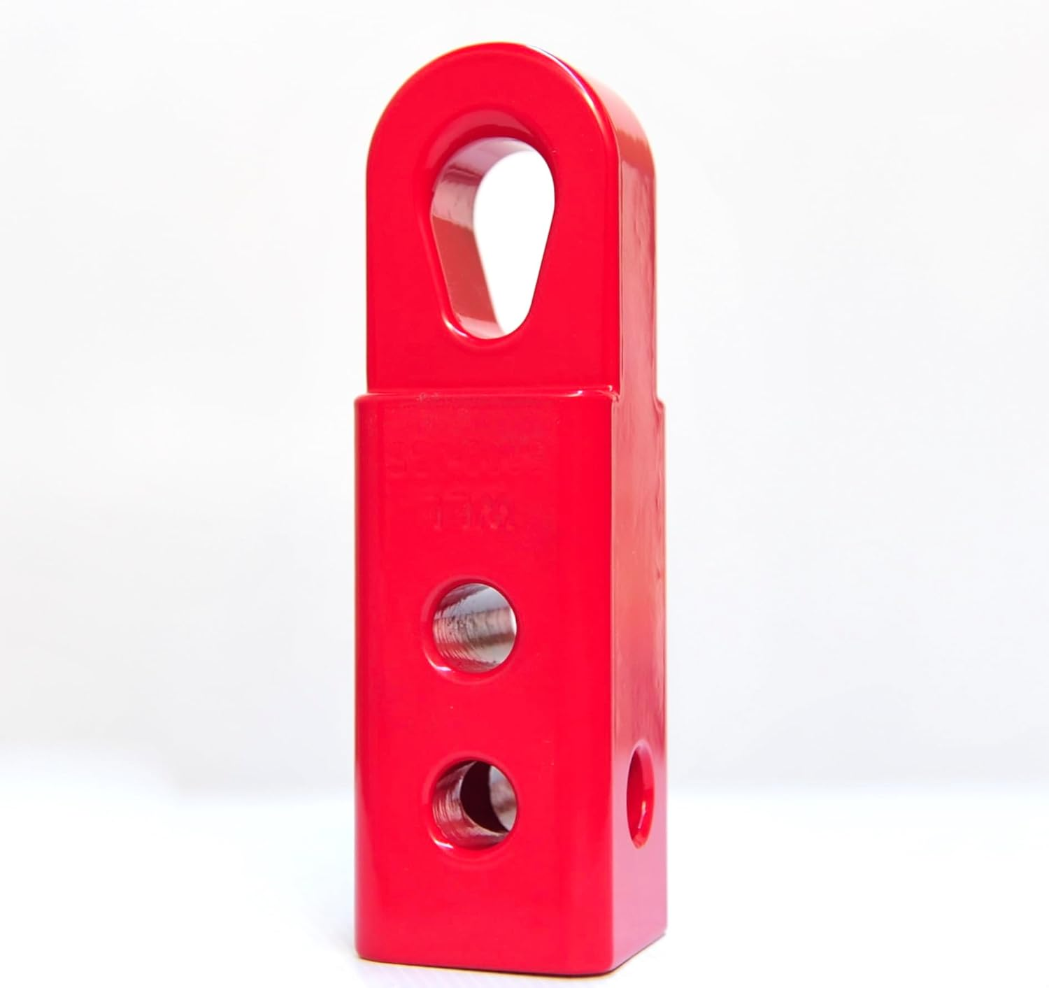 SK+ Soft Shackle Tow Bar Hitch Shackle Receiver RED Block George4X4 Alloy 4X4 Accessories 4WD Recovery image number 1