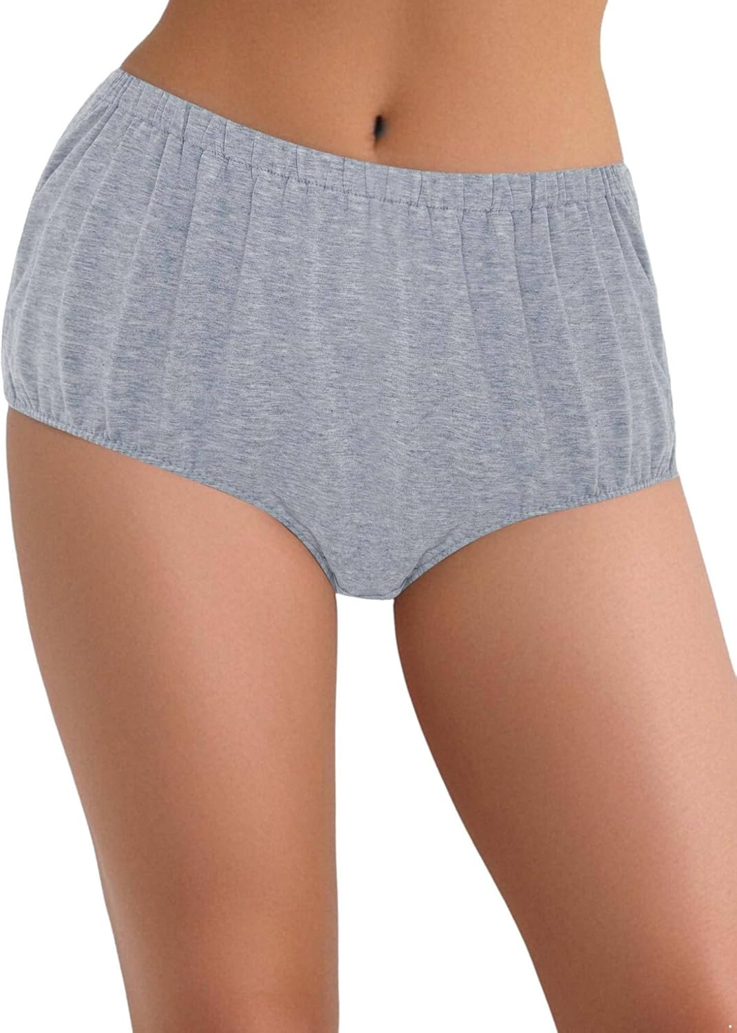 Yeahdor Uwomen Men Adult Unisex Elastic Waistband Underwear Reusable Incontinence Underpants Tear Away Shorts