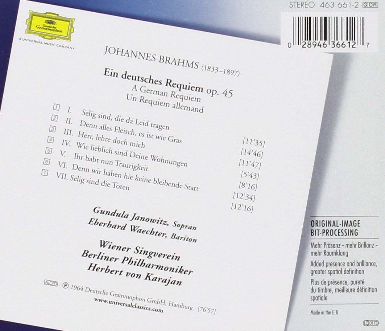 Brahms Ein Deutsches Requiem Op.45 image number 1