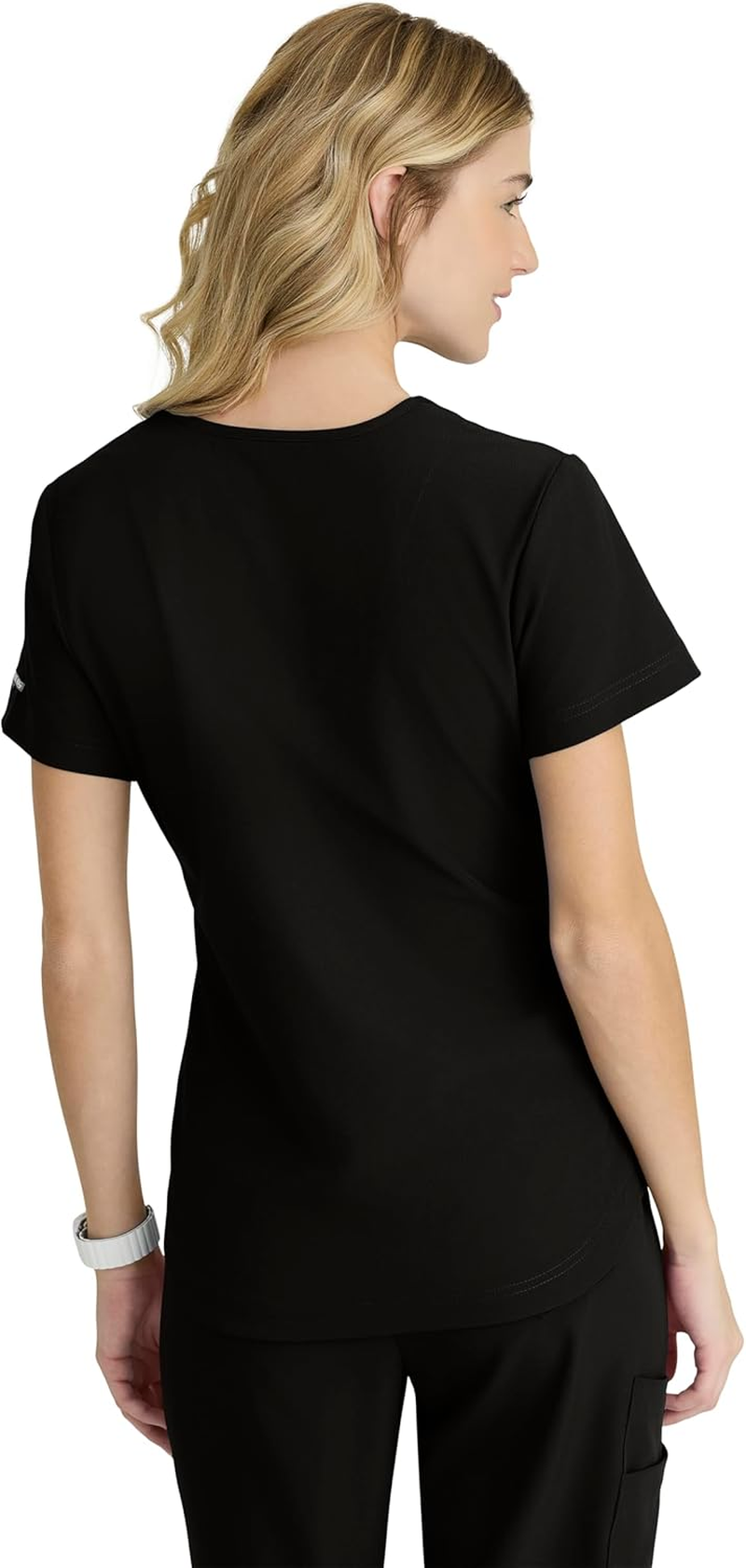 BARCO Skechers Vitality Electra Scrub Top for Women - V-Neck Medical Top, 4-Way Stretch Women'S Scrub Top image number 2