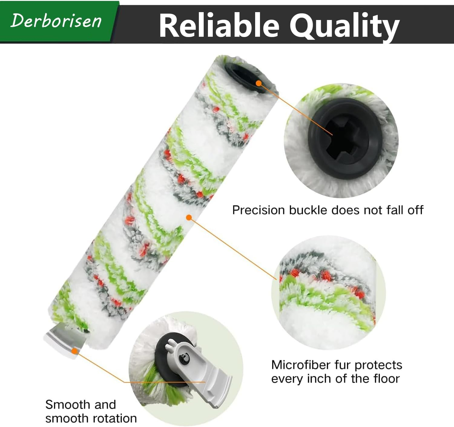 Brush Replacement Parts for Bissell Crosswave Max 2554 2554A 2590 2593 2596, Hydrosteam 35151 3515 35152 3513 3518 Vacuums,1 Multi-Surface Brush Roll+1 Pet Brush Rolls+2 Filters Accessory Kit image number 5