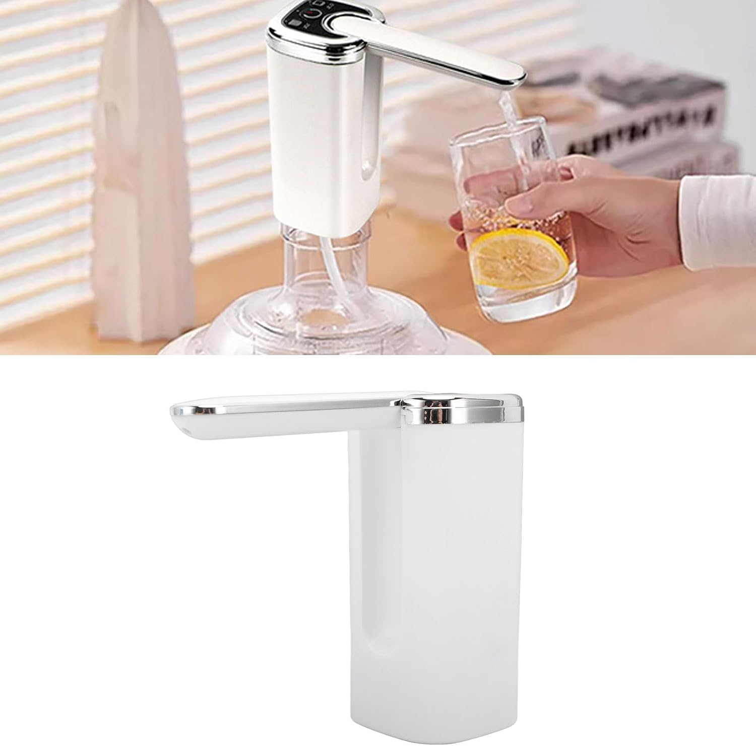 Water Dispenser for 5 Gallon Bottle, Portable Water Bottle Pump, Rechargeable Electric for 5 Gallon Jug, Automatic Drinking Water Pump, Portable 5 Gallon Water Bottle image number 4