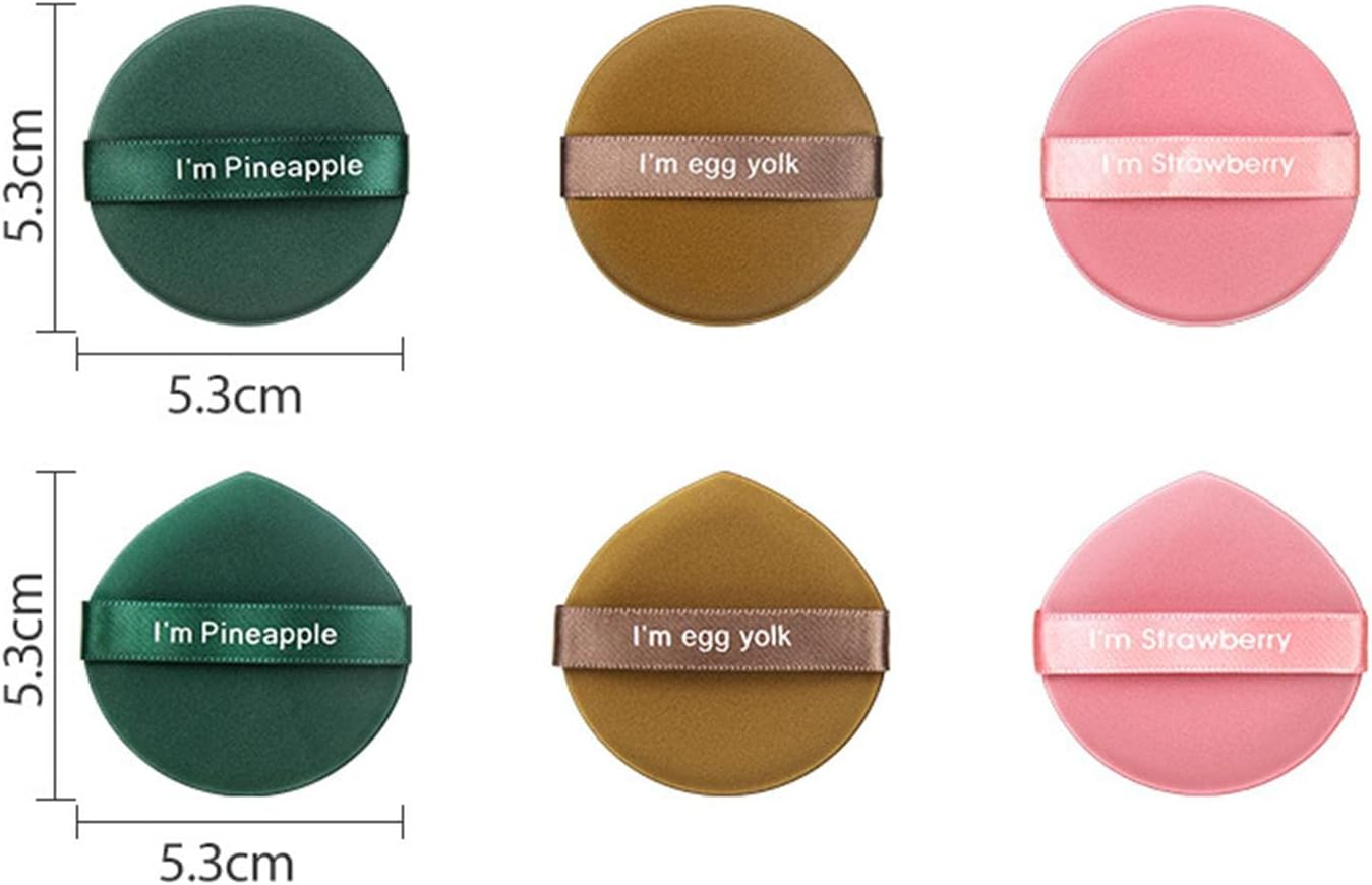 7X Air Cushion Powder Puff, Face Makeup Puffs, Air Puff Makeup Pads, Blending Sponge, Makeup Foundation Sponge for Cream Foundation Concealer, Pink with Bottle image number 3