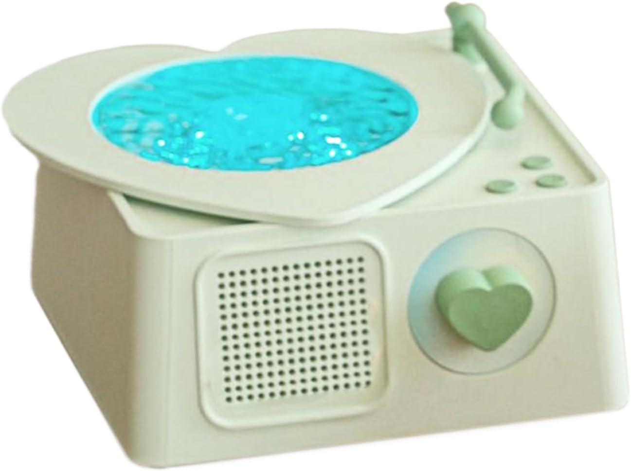 Wireless Speaker Machine,Wireless Music Speaker Audio Machine | Surround Sound Record Player Shape Equipment for Camping Bb Teens Adults Students Music Lovers - Yellow image number 5