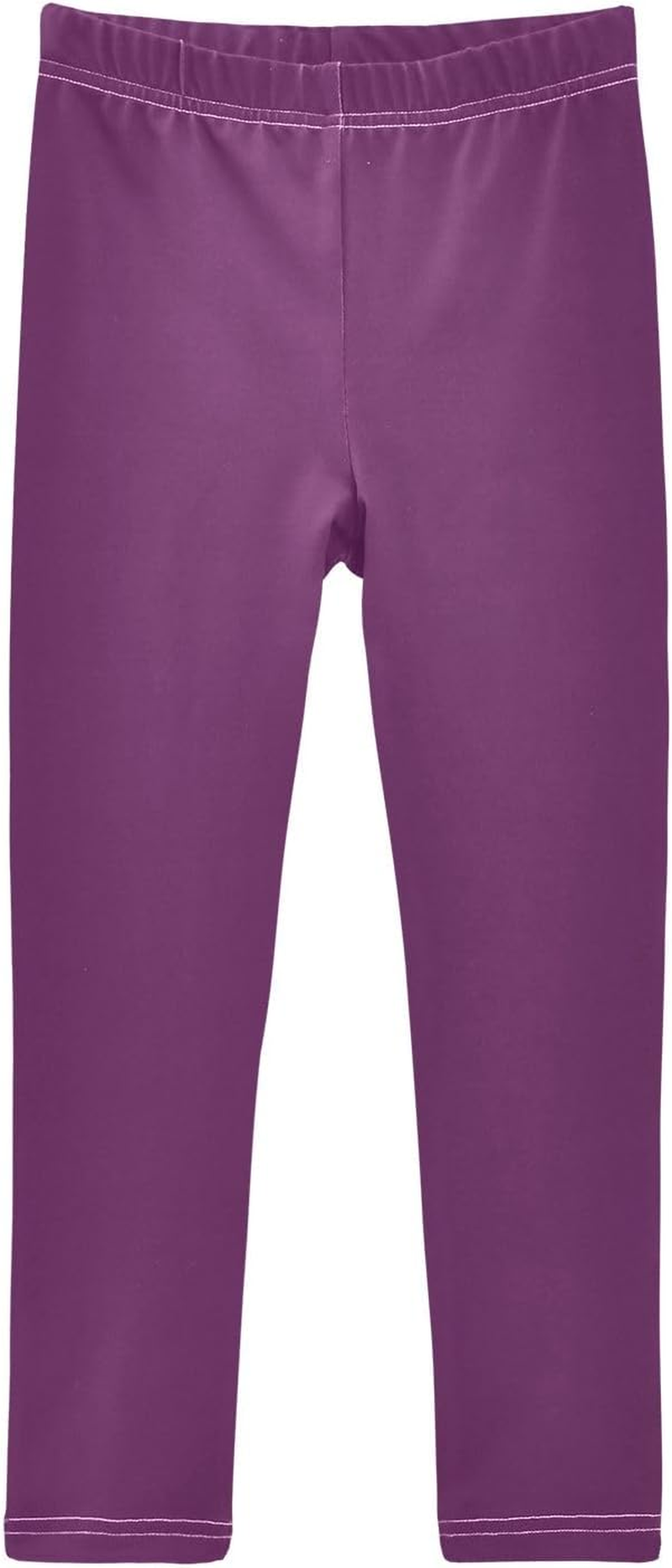 Maroon Girls Leggings, Breathable Leggings for Girls Soft Fabric, Stylish Design