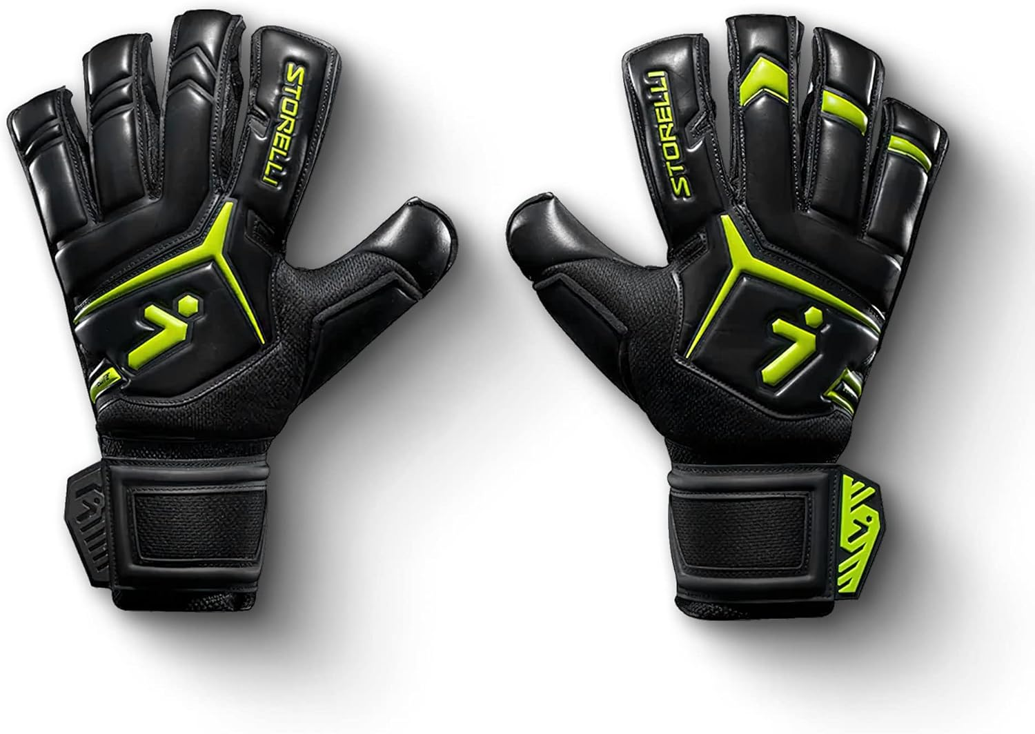 Storelli Gladiator Elite Goalkeeper Gloves | High-Performance Soccer Goalie Gloves | Premium Finger and Hand Protection image number 2