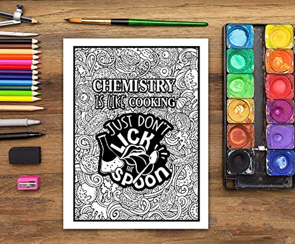 Lab Life: a Snarky Coloring Book for Adults image number 1