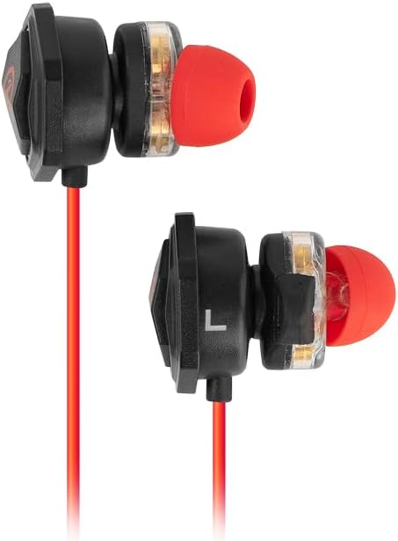 Ozone In-Ear Gaming Heat X30 Headphones -OZHEATX30 - Stereo Sound Headphones, Built-In Microphone, Remote Control, Hands-Free Calls, Detachable Gaming Microphone, Black image number 3