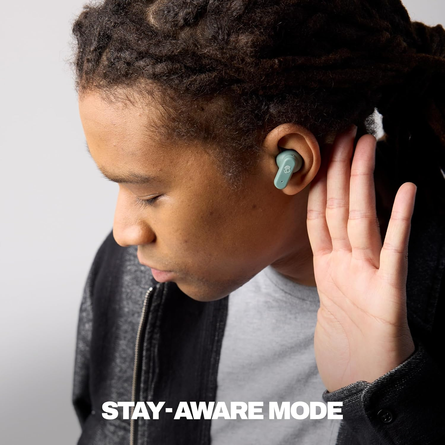 Skullcandy Dime Evo In-Ear Wireless Earbuds, 36 Hr Battery, Microphone, Works with Iphone Android and Bluetooth Devices - Preppy Summer Resort image number 2