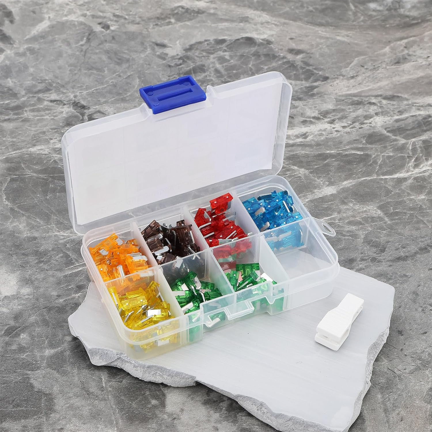 Ecsing 120Pcs 32V Automotive APS ATT Low Profile Mini Blade Fuses 5A 7.5A 10A 15A 20A 30A Suitable for Car SUV Trucks Boats Motorcycles image number 3