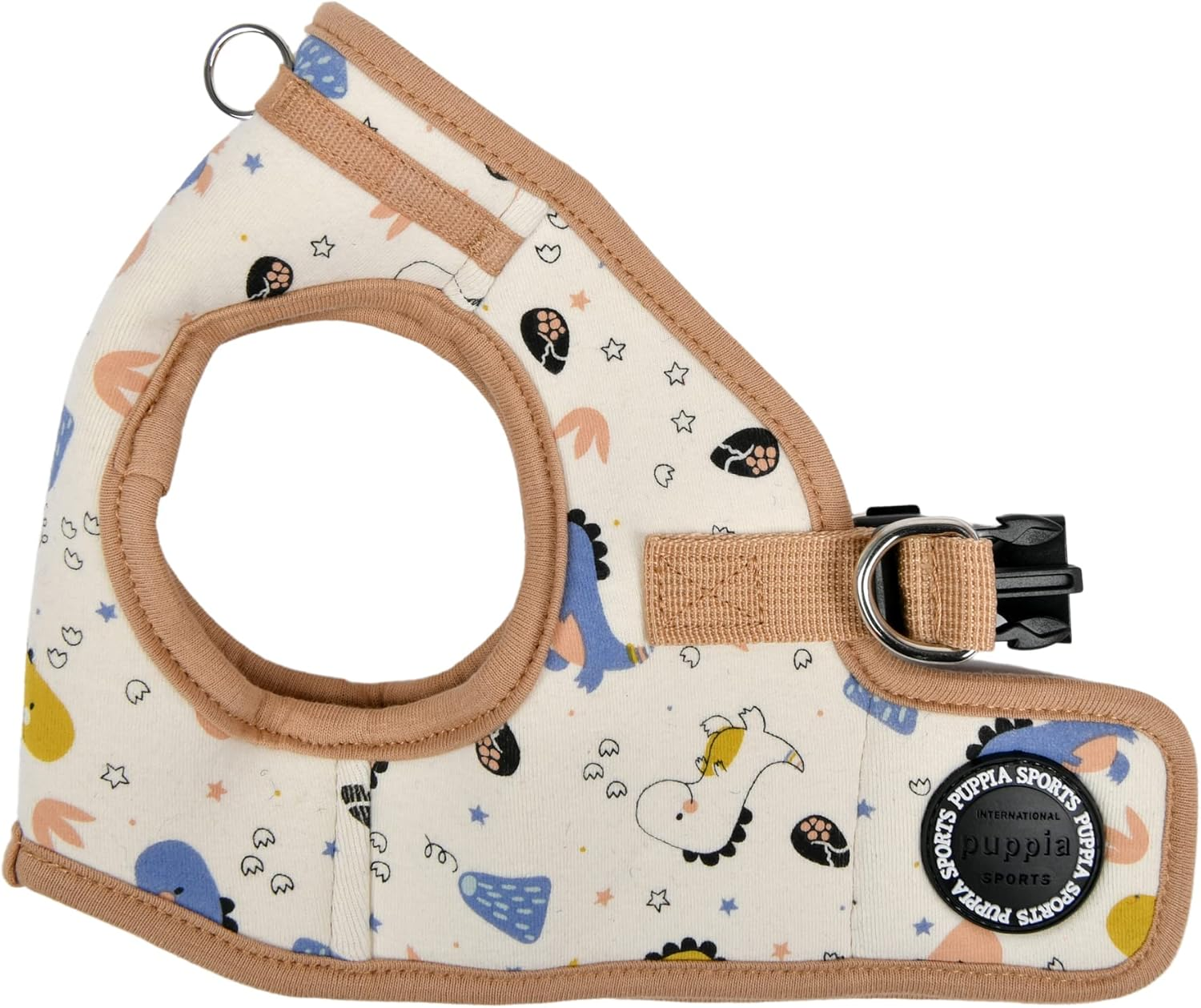 Puppia Spring and Summer Fashion Step-In Vest Dog Harness, Violet_Jaylen, Medium