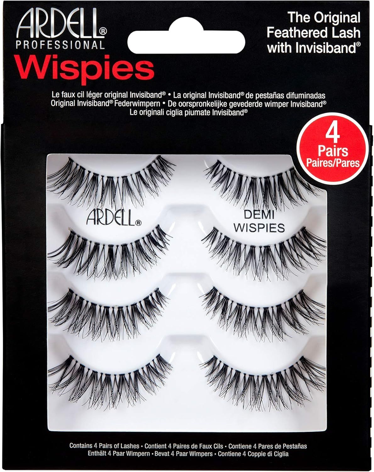 THE Best 4 Pairs Ardell Demi Wispies Natural Multipack False Eyelashes Fake Eye Lashes the Best S Demi Wispies Natural Multipack False Eyelashes Fake Eye Lashes