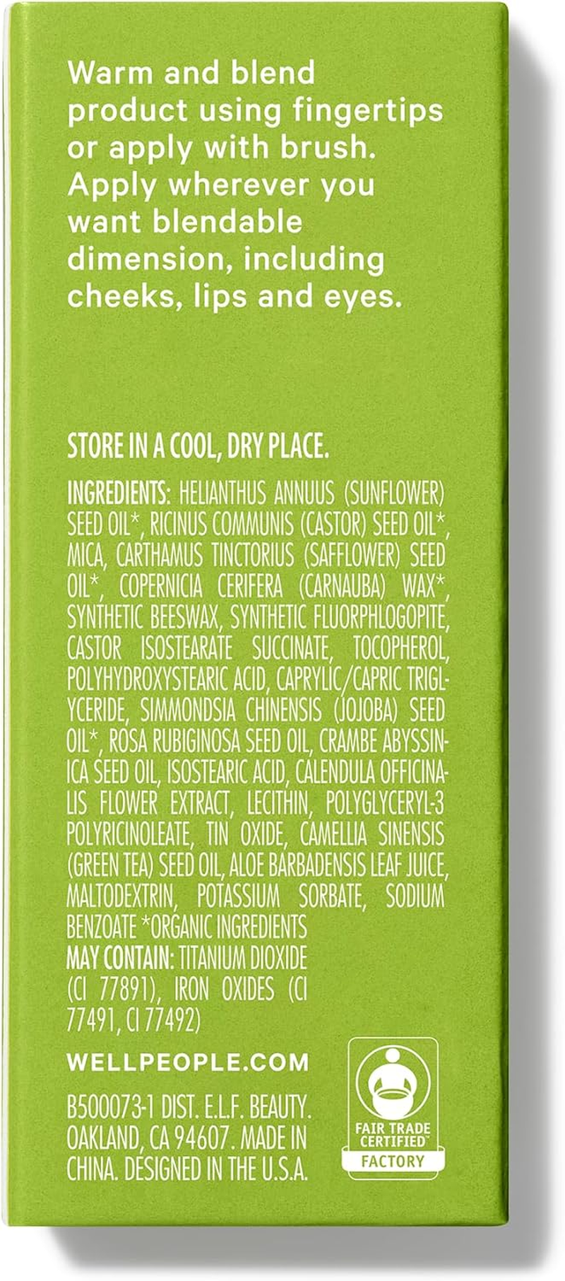 W3LL PEOPLE - Natural Bio Brightener Stick (Golden Glow) | Clean, Non-Toxic Makeup image number 2