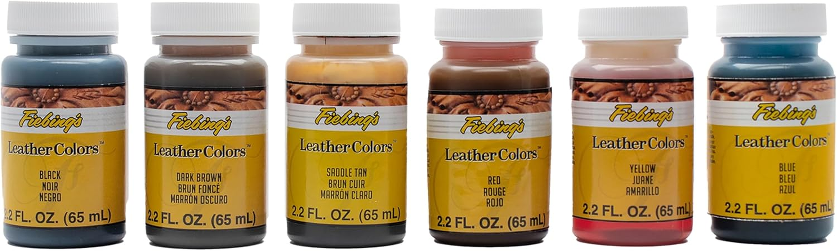 Fiebings Leather Dye 2Oz 6/Pkg-Assorted F2120-06 image number 2