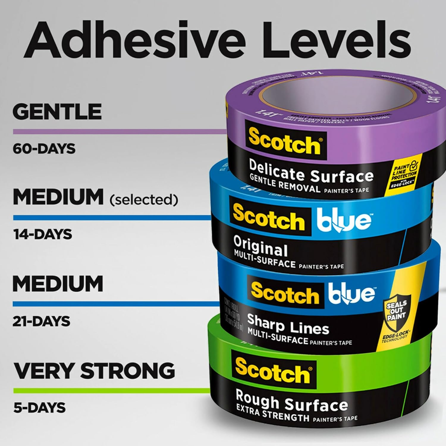 Scotchblue Painter'S Tape, Multi-Use, 2.83-Inch by 60-Yard, 1 Roll image number 2
