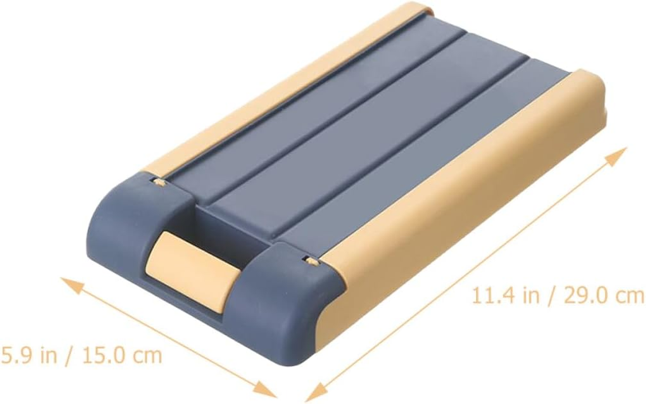 HOMOCONO under Desk Drawer Organizer with Adhesive Hidden under Table Pencil Tray Storage Box for Office Stationery Practical Sticky for Workspace image number 5