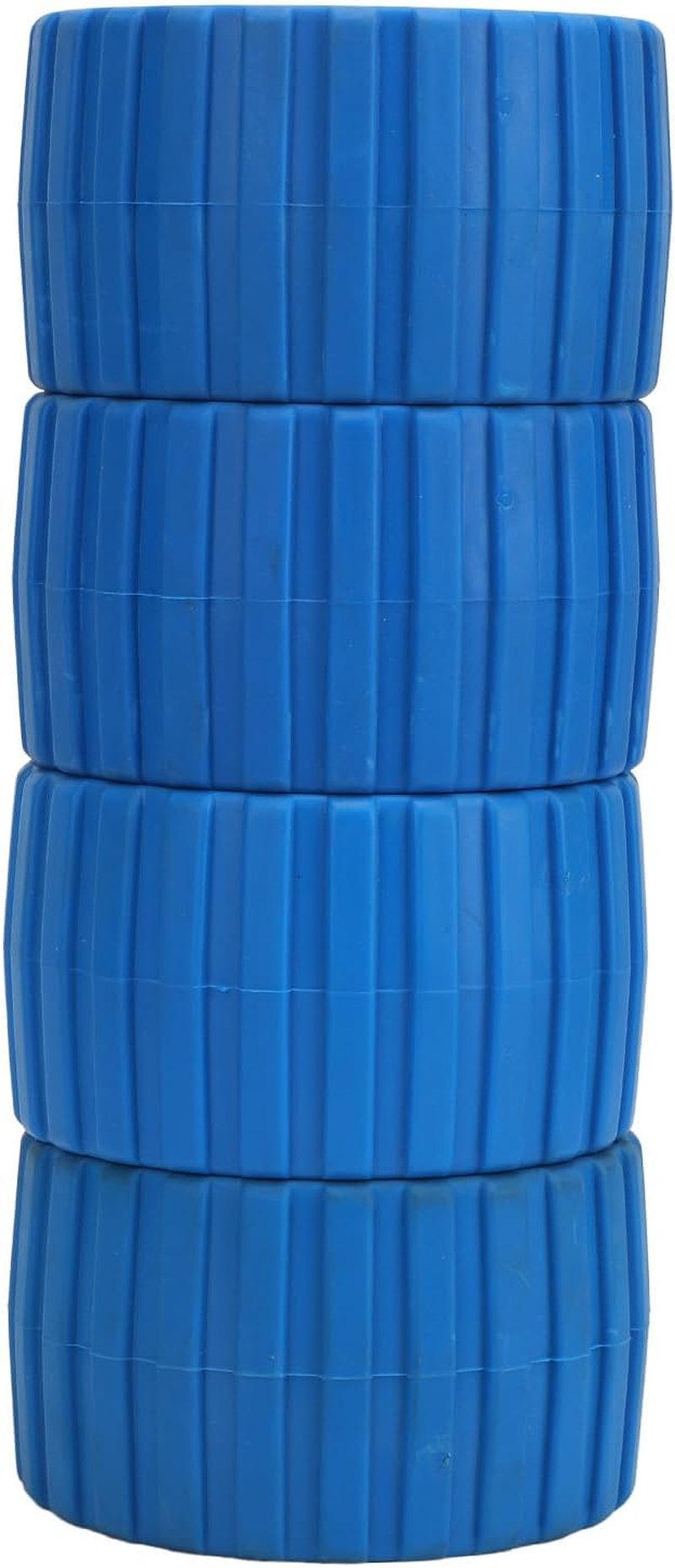 4PCS Trailer Rollers, Trailer Wobble Rollers, High Temp Resisting Poly Ribbed Wobble Roller for Boats Trailers 125 X 73 X 30Mm image number 1