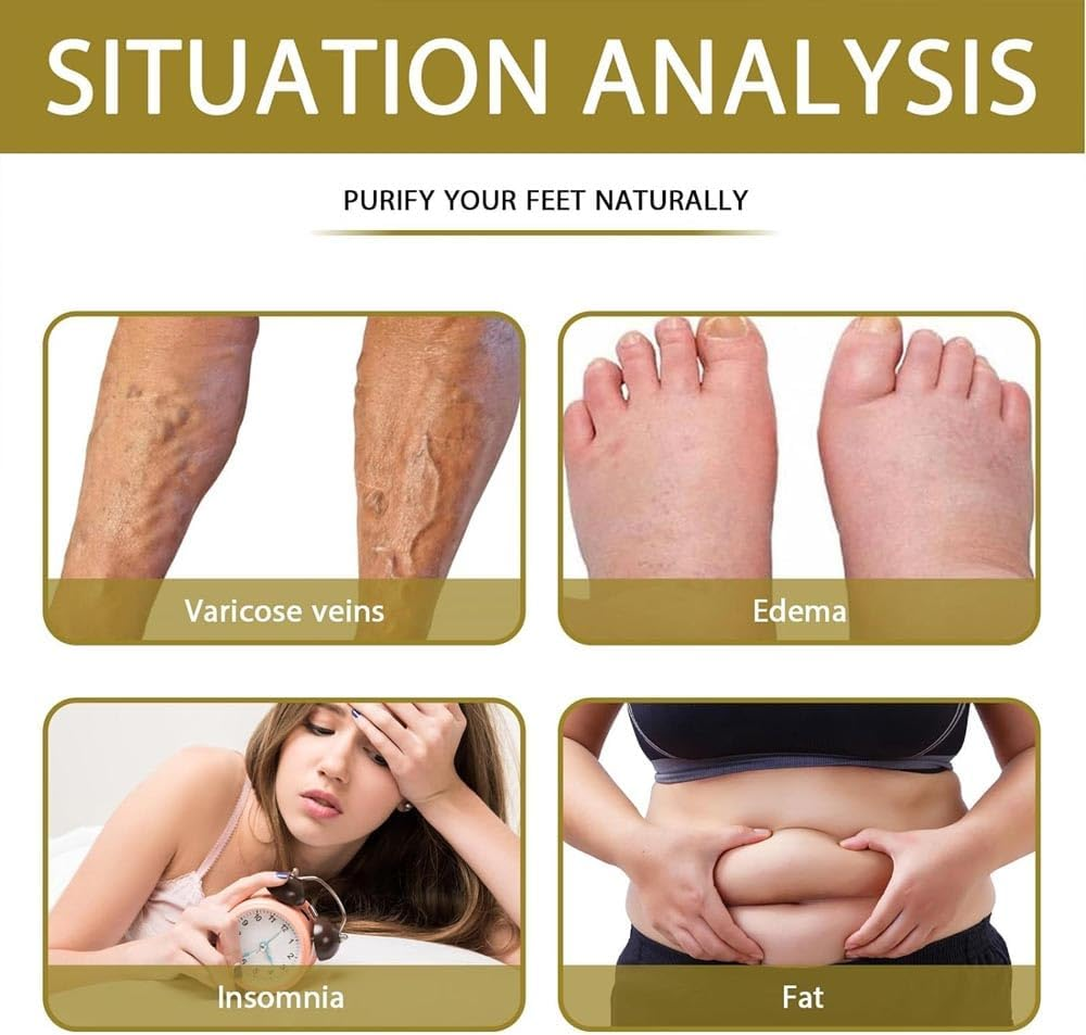 Bee Venom Lymphatic Drainage & Slimming Foot Soak Beads,Body Detox Foot Soak Beads,Relief Relax image number 1