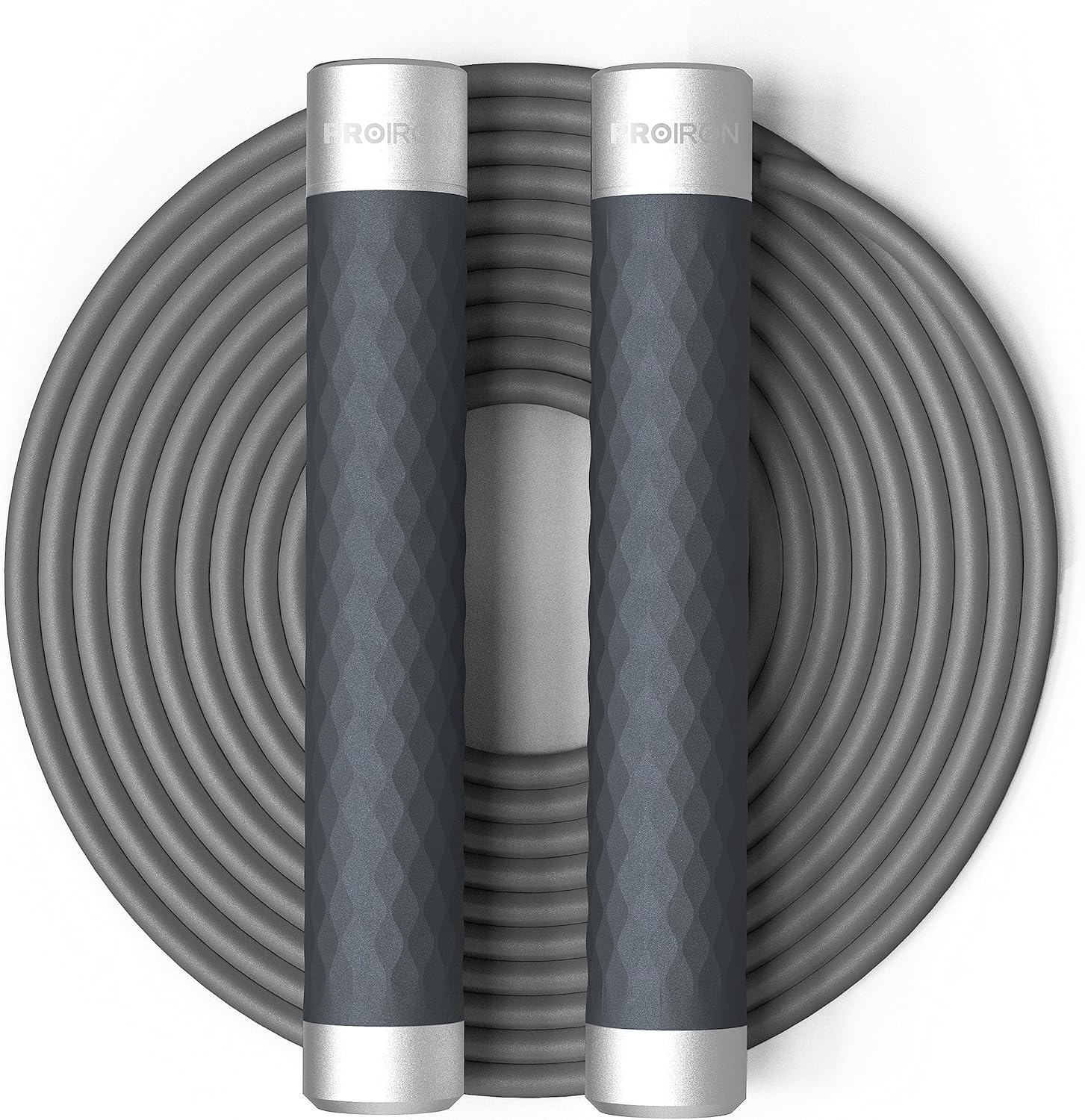 PROIRON Skipping Rope Double Weighted Jump Rope 360&deg; Swivel Ball Bearings Tangle-Free Double Fat Burning with Aluminum Handle Weighted Jumping Rope for Endurance Weight Lose Crossfit MMA Cardio & Workouts