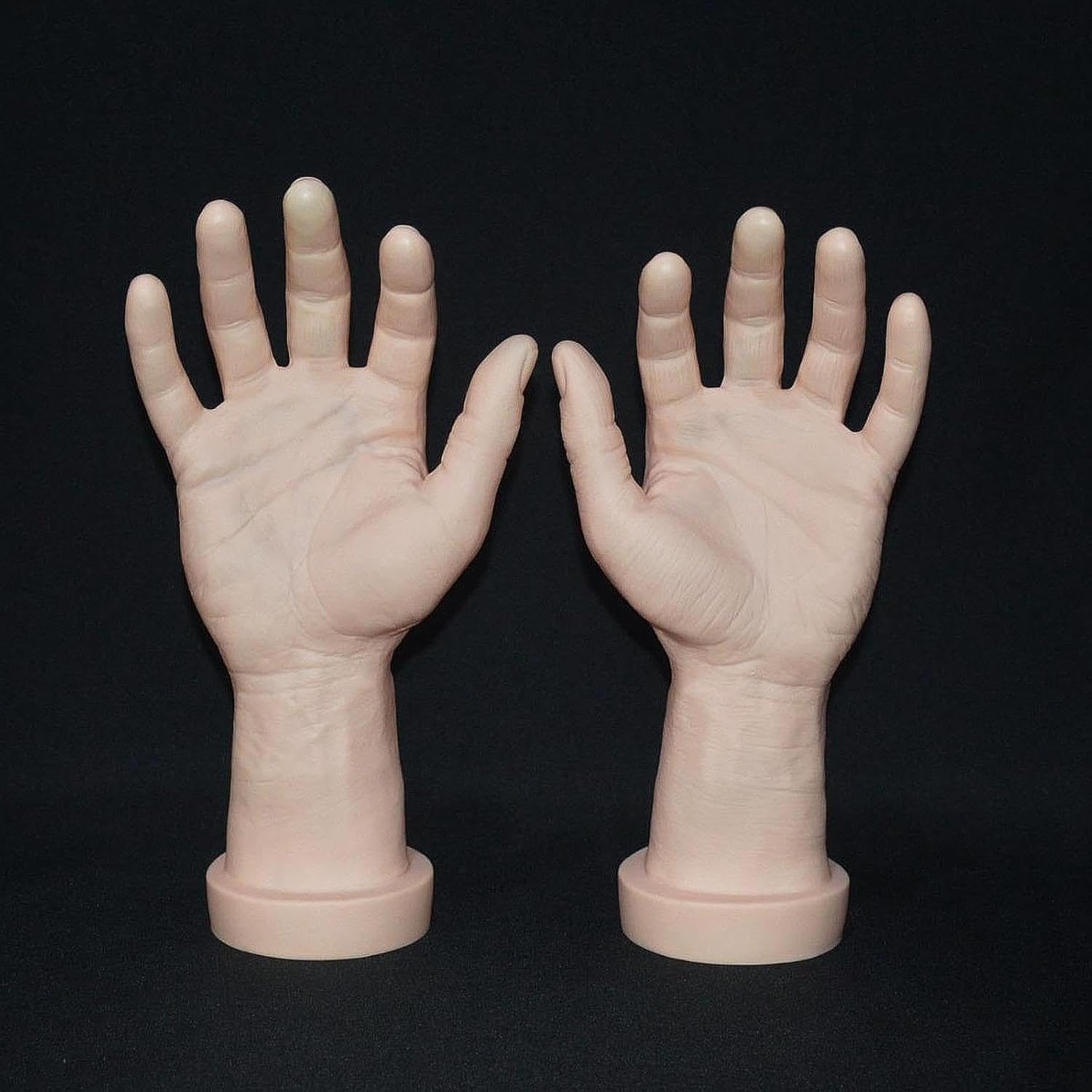 Generic 2X Left and Right Mannequin Hands for Nail Practice and Party Use , Skin, as Described - White image number 4