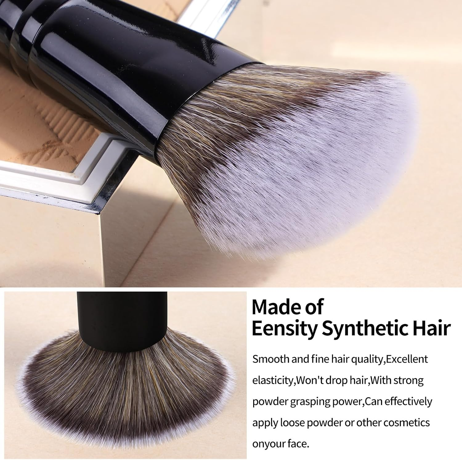 MAANGE 3PCS Makeup Brushes Set Synthetic Makeup Brush Double Ended Makeup Brushes image number 1