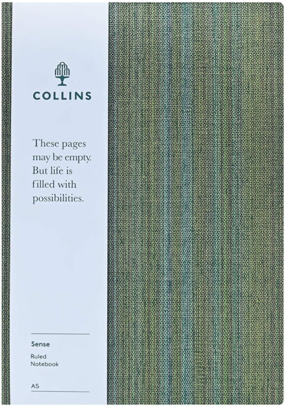 Collins Edge Ruled Notebook, Size A5, Green image number 6