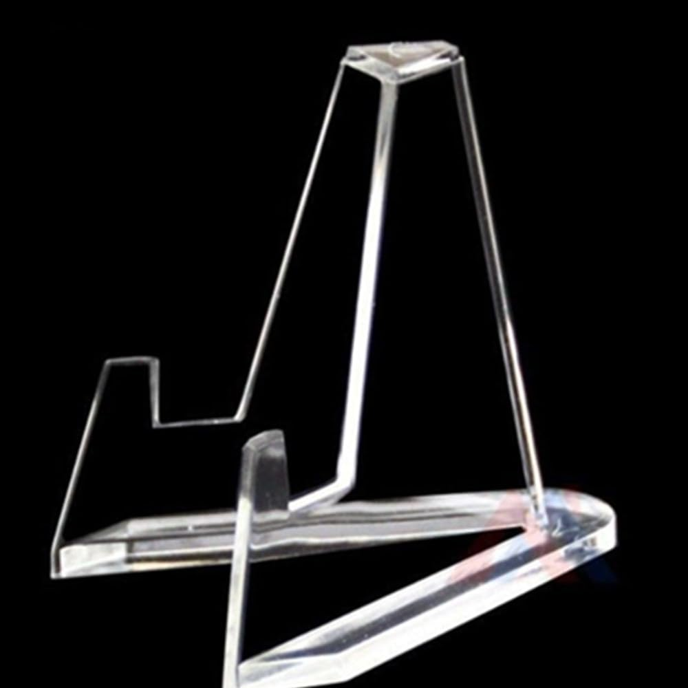 30Pack Mini Acrylic Easel Stands - Card Stands, Coin Display Stand, Multifunctional Display Holder image number 4