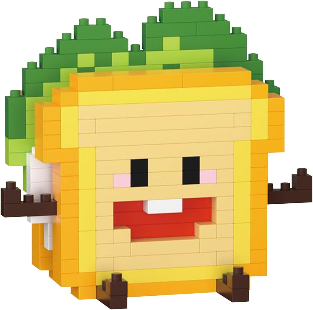 NOOLY Building Block for Food and Fruit, Mini Building Blocks Set for Children and Adults, Home and Office Decoration Toy WKLJM-04 (Small Milk, 204 Pieces) image number 4