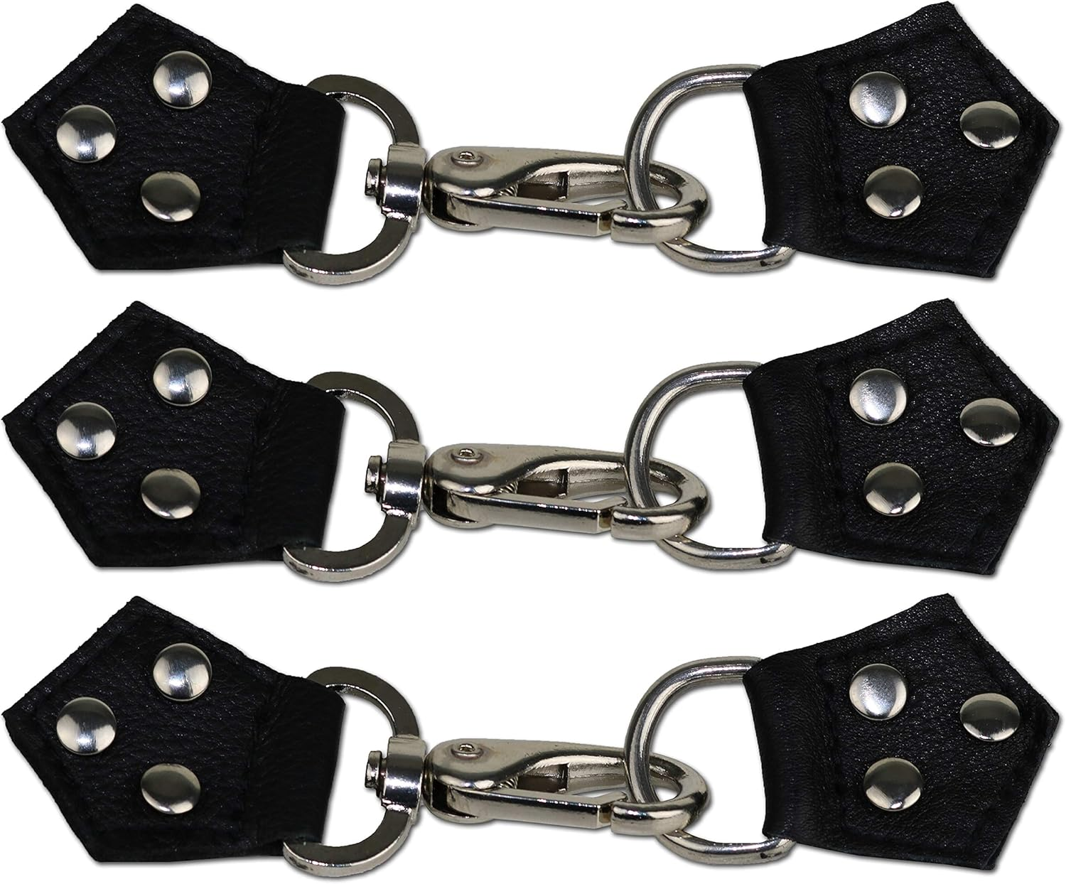 MDM Leather Vest Closure for Retrofitting (3 Pieces in a Set)