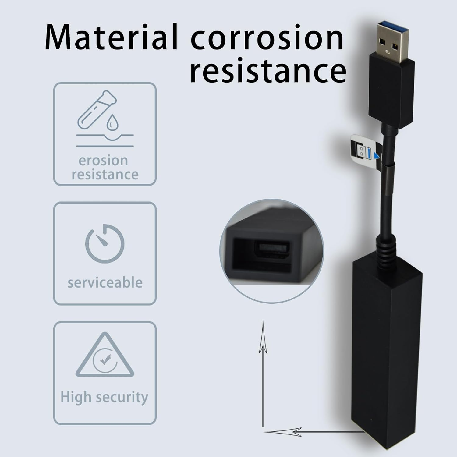 PS4 Camera Cable Adapter, 2 Pcs PS4 to PS5 Converter Cable Adapter USB3.0 VR Games Converter Connecting Cable for Playstation 5 Console image number 5