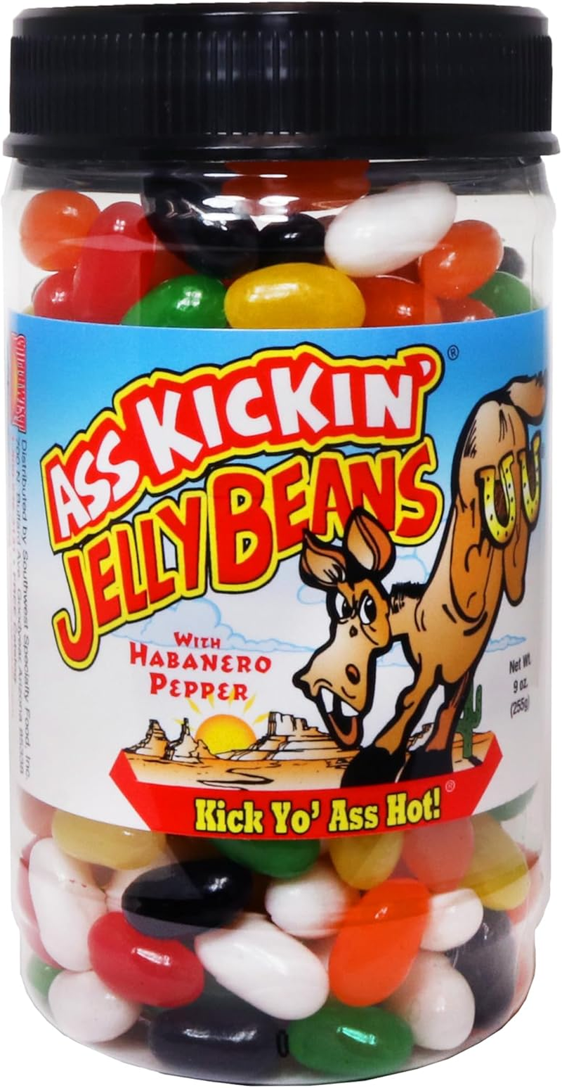 Kickin' Premium Gourmet Hot Spicy Jellybeans with Habanero - Great for Easter Candy, Stockings, and Gifts or Treats (255 G (Pack of 1), Multicolor) image number 5