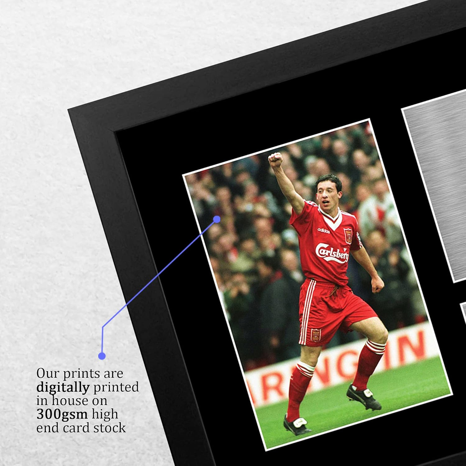 HWC Trading FR Robbie Fowler Gift Signed FRAMED A4 Printed Autograph Liverpool Gifts Photo Display - (Unframed) Robbie Fowler image number 3