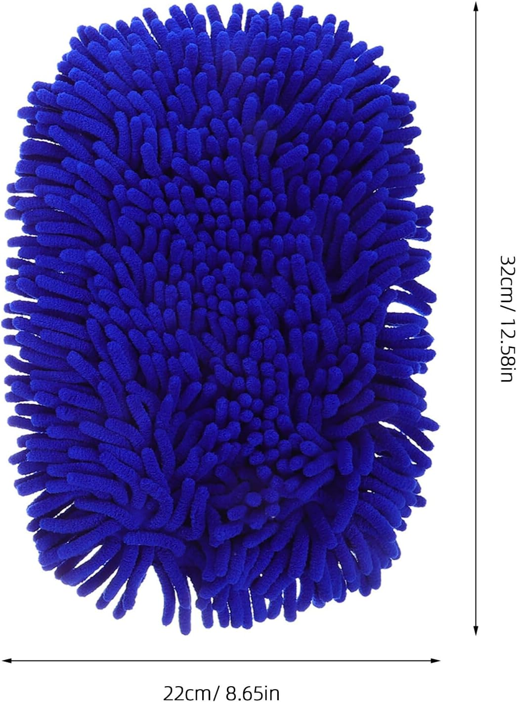 HOODANCOS 2Pcs Chenille Microfiber Car Wash Mop Replacement Head Soft Brush Covers for Auto Cleaning Equipment Safe Paint Protection Easy Installation Multipurpose Use image number 1