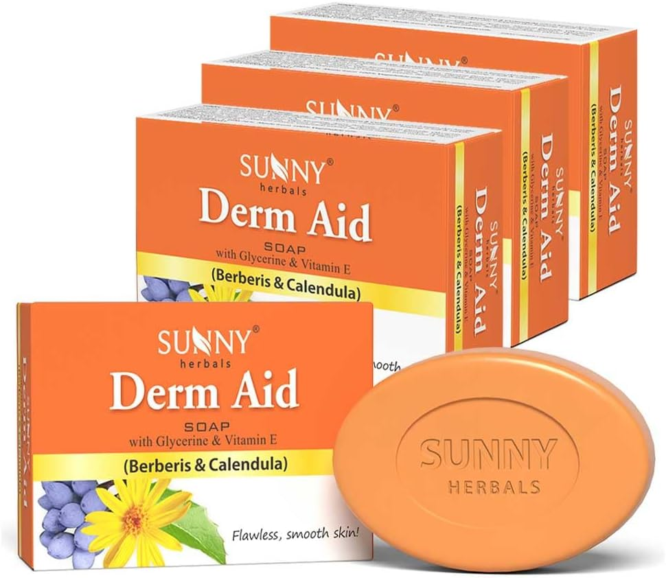 Baksons Sunny Derm Aid Soap with Berberis and Calendula, 75G - Pack of 4 image number 5