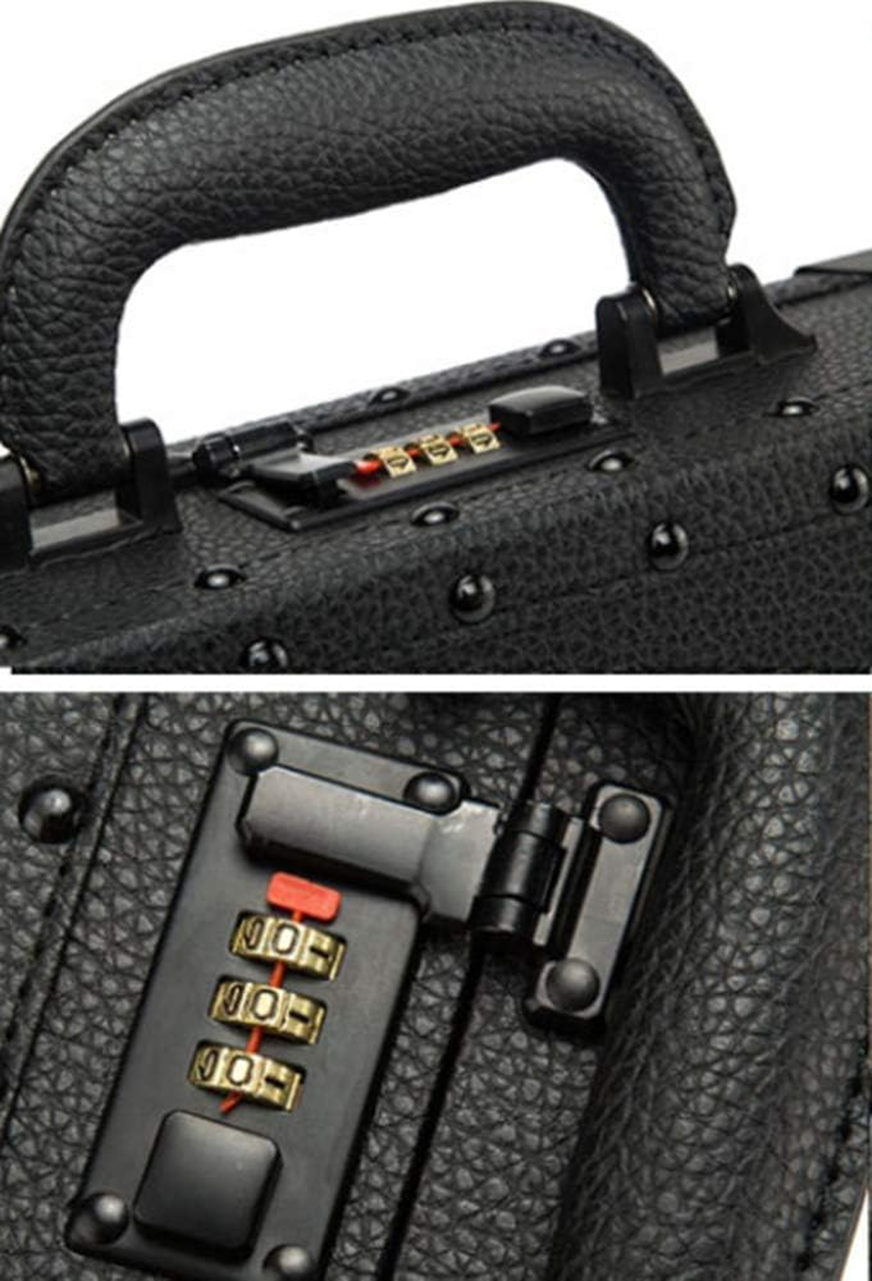 P9IDEDFH Makeup Wear Resistant High Capacity Security Code Lock Suitable for Beauty Institutions Makeup Artist Travel Bag Portable Storage Bag,Black,30X24X9.5Cm (38X28X16Cm) image number 1