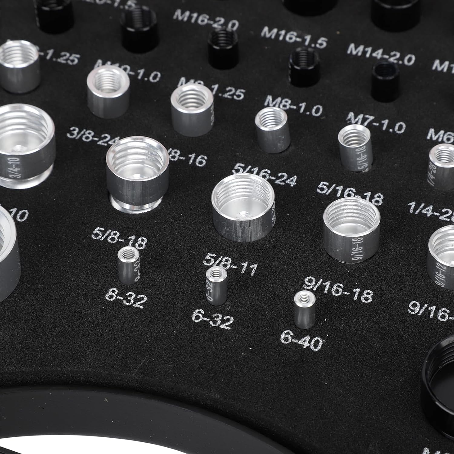 Nut and Bolt Thread Checker, 44 Male/Female Bolt Size and Thread Gauge, 23 Inch & 21 Metric Sizes Thread Checker Box, Nut and Bolt Size Gauge, Individually Assembled Thread Gauge