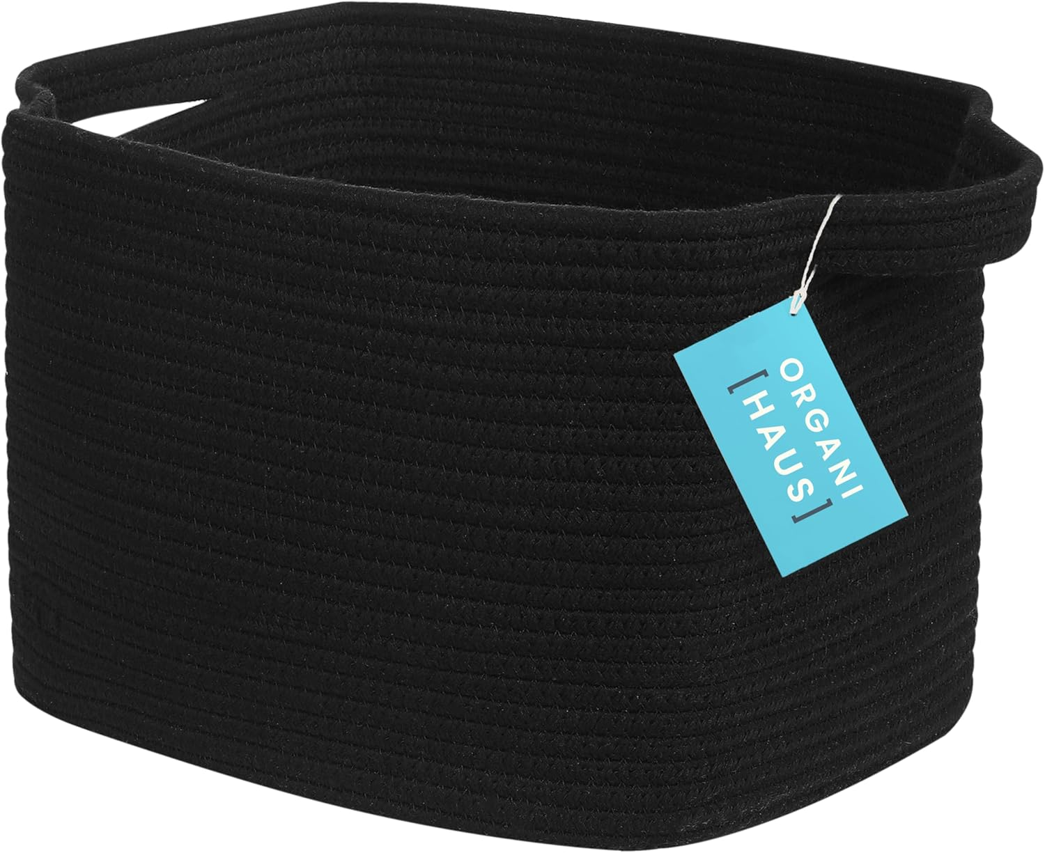 Organihaus Storage Basket for Children'S Room & Living Room, Braided Cotton Basket with Handle, Laundry Hamper for Blankets, Toys, Clothes, Foldable & Stable - 50 X 33 Cm, Rainbow