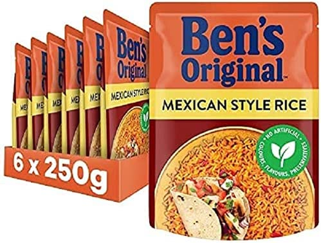 Mars Food BEN'S ORIGINAL Rice Mexican Style 6X250G Pouch image number 6